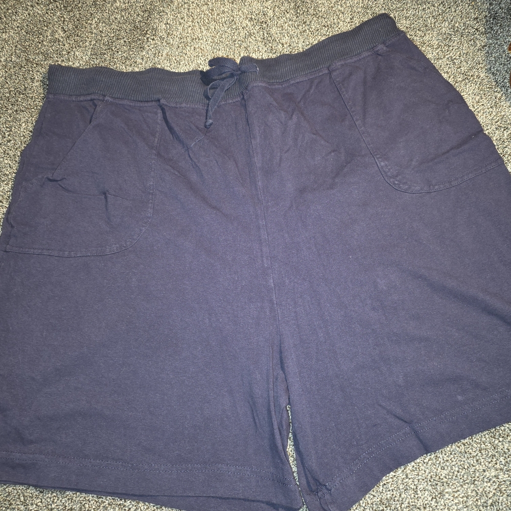 Basic Editions Deep Purple Shorts